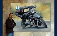 Vincent rider Bâche