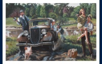 Barrow Gang, Bonnie and Clyde, Ford V8