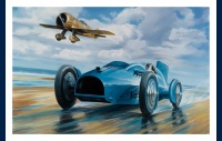 Lords of speed, Bluebird 1933, carte postale