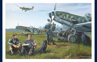 Messerschmitt 109E carte postale