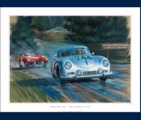 poster Porsche 356 Mille Miglia