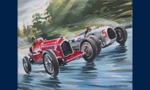 Alfa Romeo P3 vs Auto Union type C