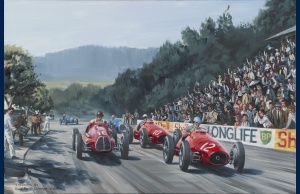 Grand Prix du Comminges, huile sur toile