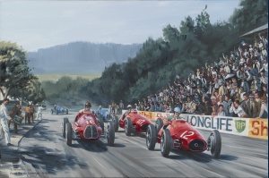 Grand Prix du Comminges, huile sur toile