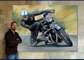 Vincent rider Bâche