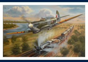 Spitfire Jacques Andrieux carte postale