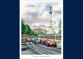 Grand Prix de Bordeaux 1953 poster
