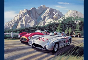 Mille Miglia 1955 peinture