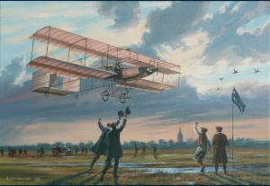 Henri Farman peinture