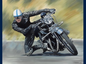 John Surtees sur Vincent