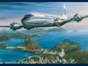 DC7 Pan Am Rio de Janeiro peinture