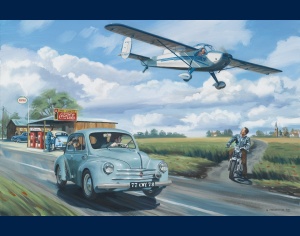 Renault 4CV et NC 858