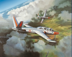 Fouga Magister BA 701 peinture
