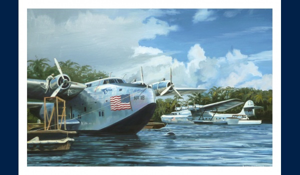 Boeing 314, Pacific Clipper carte postale