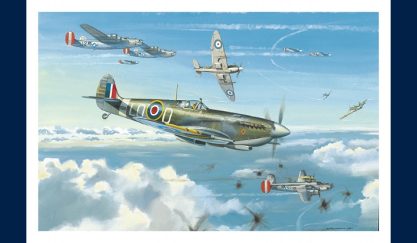 Spitfire MK IX carte postale