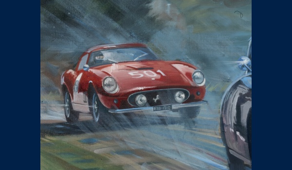 Porsche 356 Mille Miglia 1957 peinture detail 2