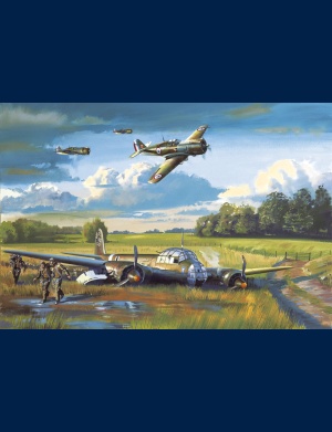Curtiss H75 Marin la Meslee peinture