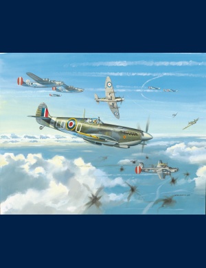 Spitfire MK IX, Pierre Clostermann, peinture