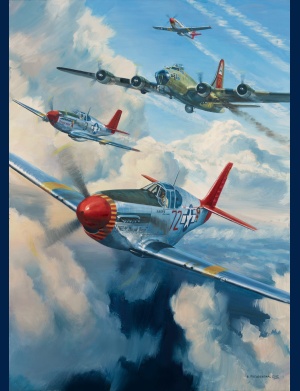 Tuskegee Airmen peinture