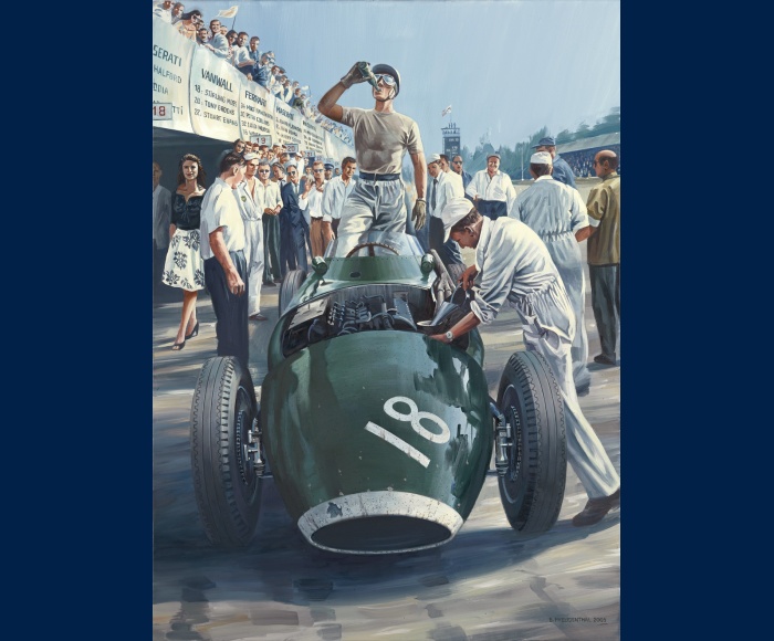 Stirling Moss Monza 1957