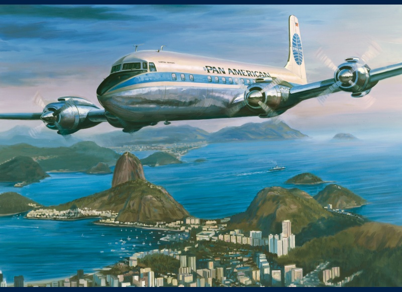 DC7 Pan Am Rio de Janeiro peinture