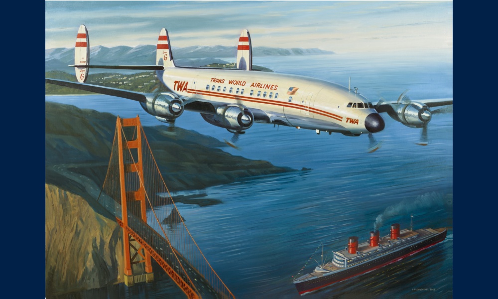 Lockheed Constellation TWA peinture